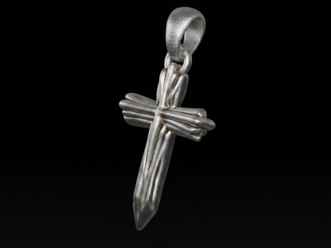 3D プリントおよび CNC 無料 3D プリント モデル用の高品質クロス ペンダント ジュエリー デザイン 3Dプリントモデル
