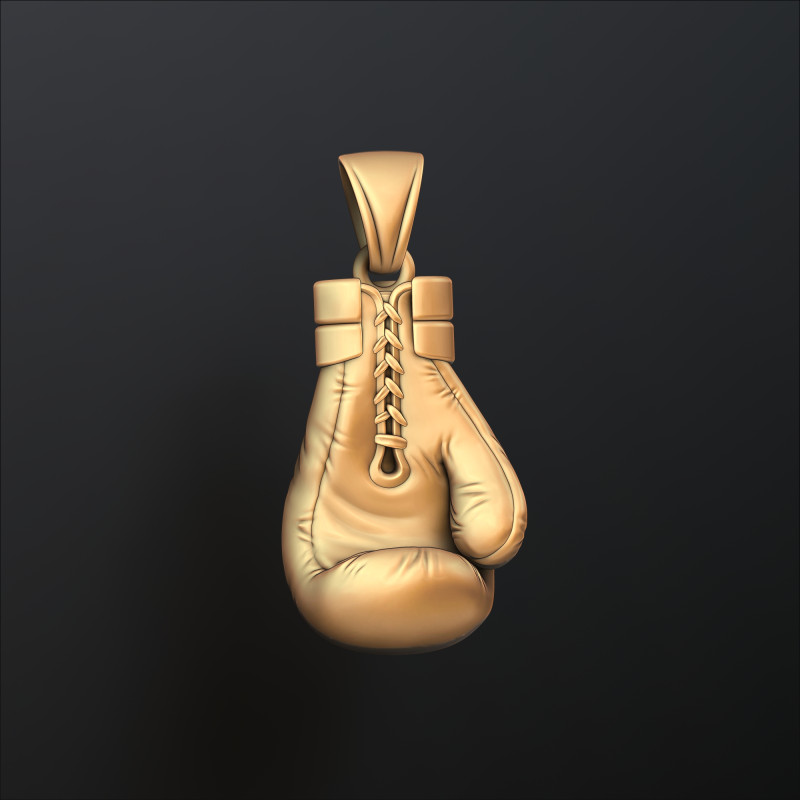 Boxing Glove Pendant 3D print model 3D 프린트 모델 .c4d .max .obj .3ds .fbx .stl .blend 