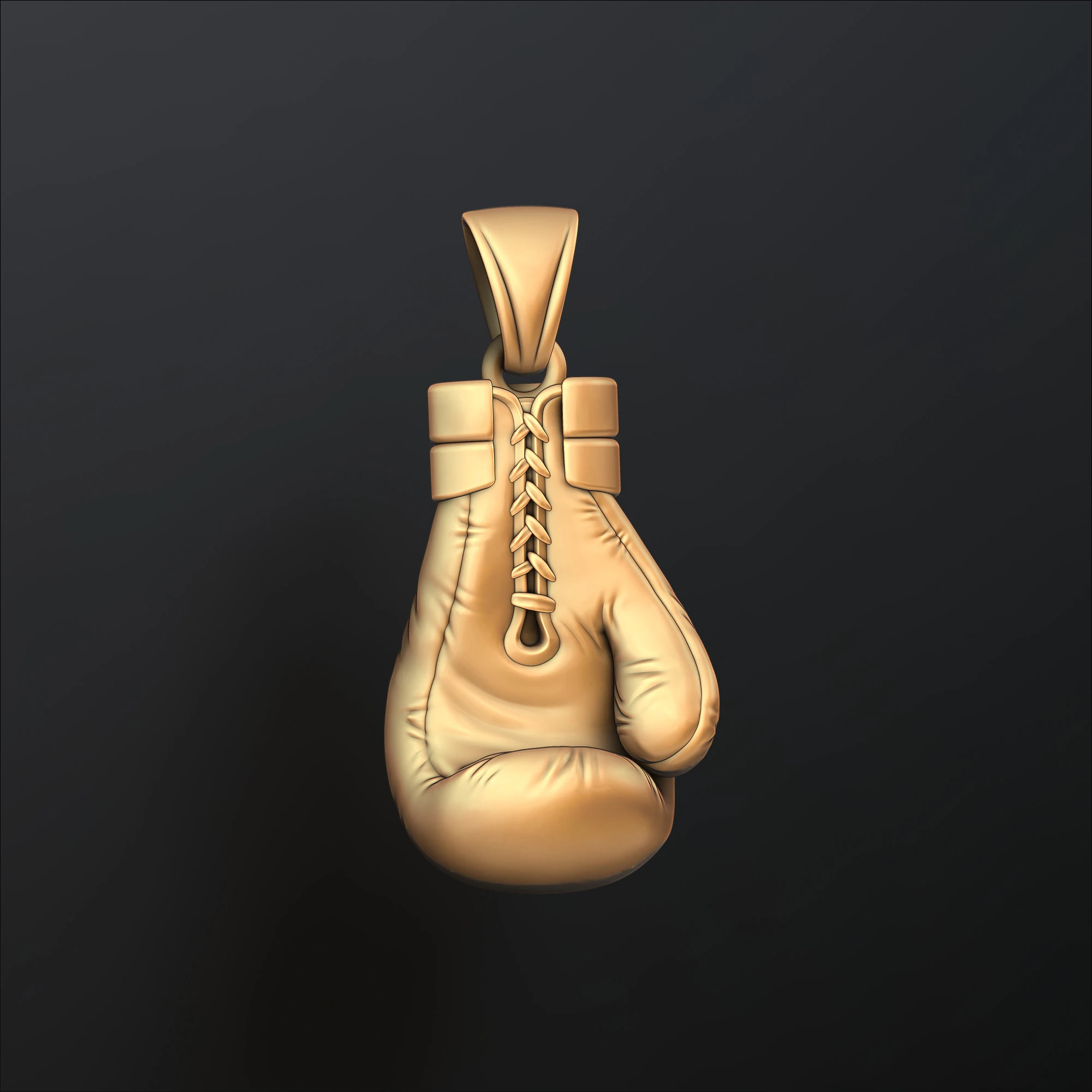 Boxing Glove Pendant 3D print model 3D Print Model .c4d .max .obj .3ds .fbx .stl .blend 