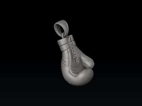 Boxing Glove Pendant 3D print model 3D 프린트 모델
