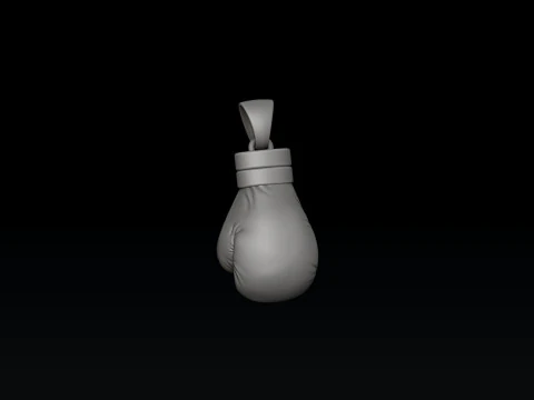 Boxing Glove Pendant 3D print model 3D Print Model