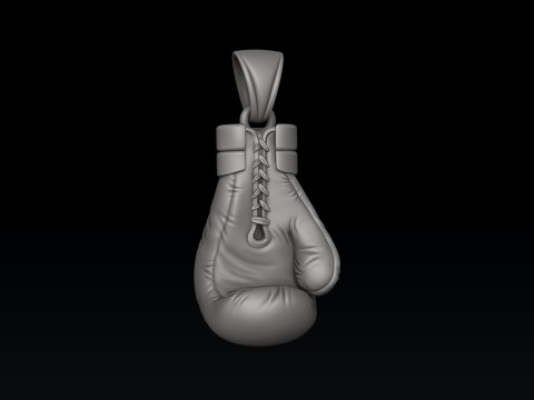 Boxing Glove Pendant 3D print model 3D 프린트 모델