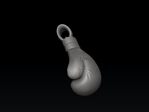 Boxing Glove Pendant 3D print model 3D 프린트 모델