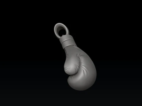 Boxing Glove Pendant 3D print model 3D Print Model