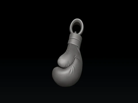 Boxing Glove Pendant 3D print model 3D Print Model