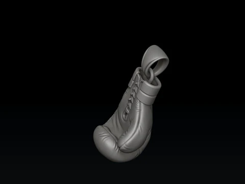 Boxing Glove Pendant 3D print model 3D Print Model