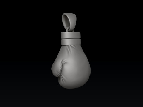Boxing Glove Pendant 3D print model 3D 프린트 모델