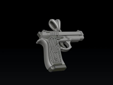 Pingente estilizado Gan v1 Modelo de impress&atilde;o 3D Modelo de Impressão 3D