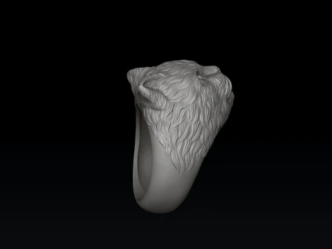 Modelo de impress&atilde;o 3D do anel de gato Modelo 3D