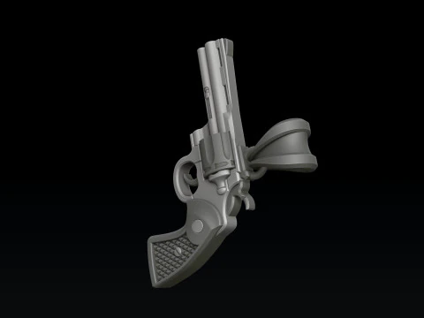 Pingente estilizado Gan Revolver v2 Modelo de impress&atilde;o 3D Modelo de Impressão 3D