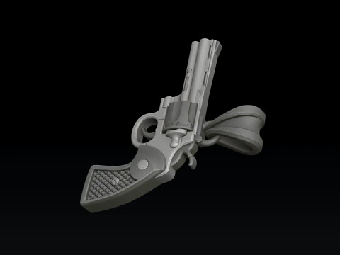 Pingente estilizado Gan Revolver v2 Modelo de impress&atilde;o 3D Modelo de Impressão 3D