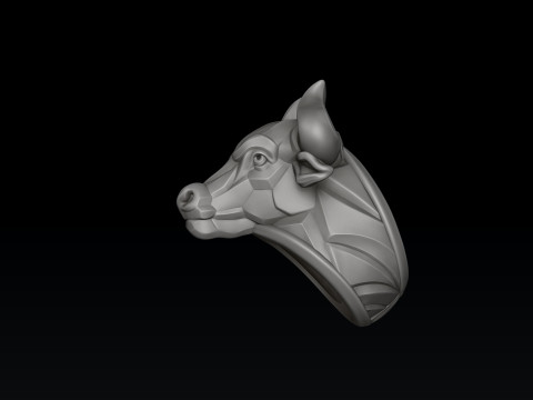 Bull Ring v2 3D print model 3D 打印模型