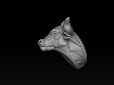 Bull Ring v2 3D print model 3D Print Model