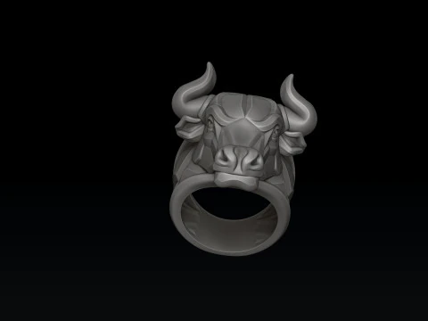Bull Ring v2 3D print model 3D Print Model