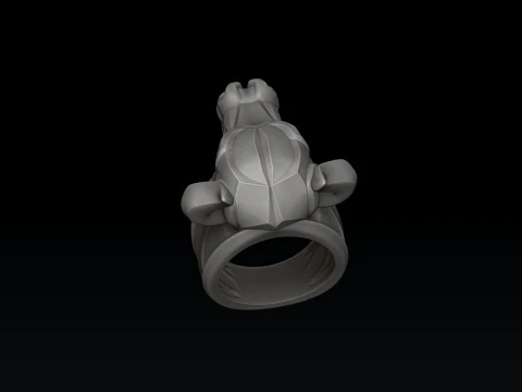 Bull Ring v2 3D print model 3D Print Model