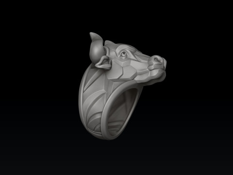 Bull Ring v2 3D print model 3D 打印模型