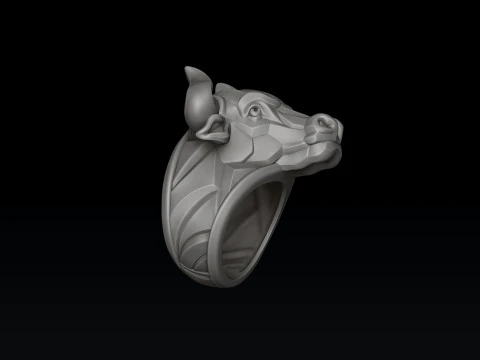 Bull Ring v2 3D print model 3D Print Model
