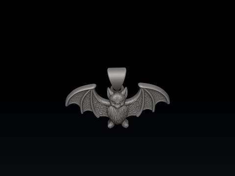 Halloween Bat Pendant 3D print model 3D Принт Модель