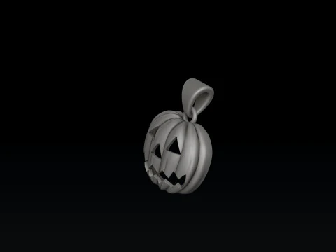 Halloween Pumpkin Pendant 3D print model 3D Print Model