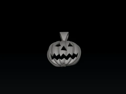 Halloween Pumpkin Pendant 3D print model 3D Print Model