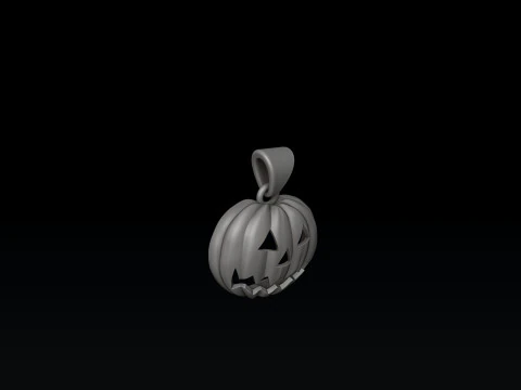 Halloween Pumpkin Pendant 3D print model 3D Print Model