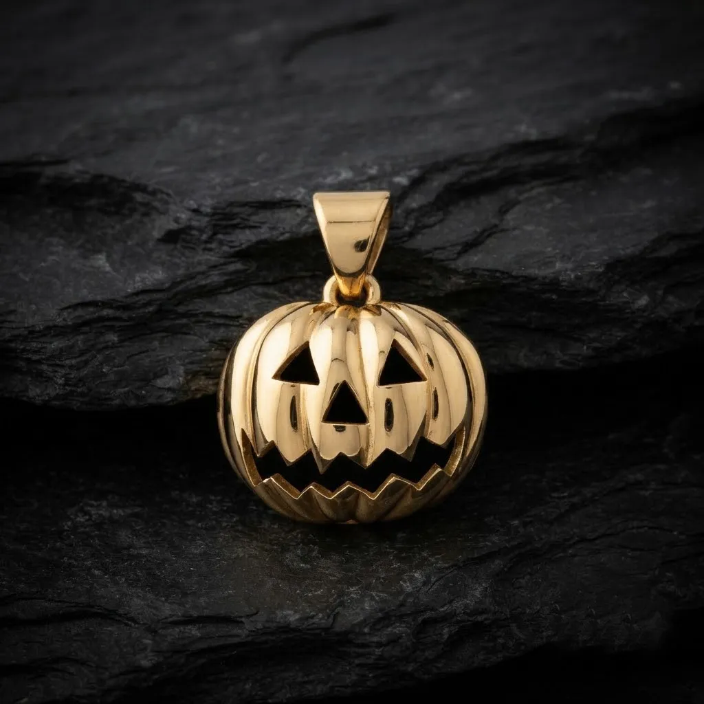 Halloween Pumpkin Pendant 3D print model 3D Print Model .c4d .max .obj .3ds .fbx .stl .blend 