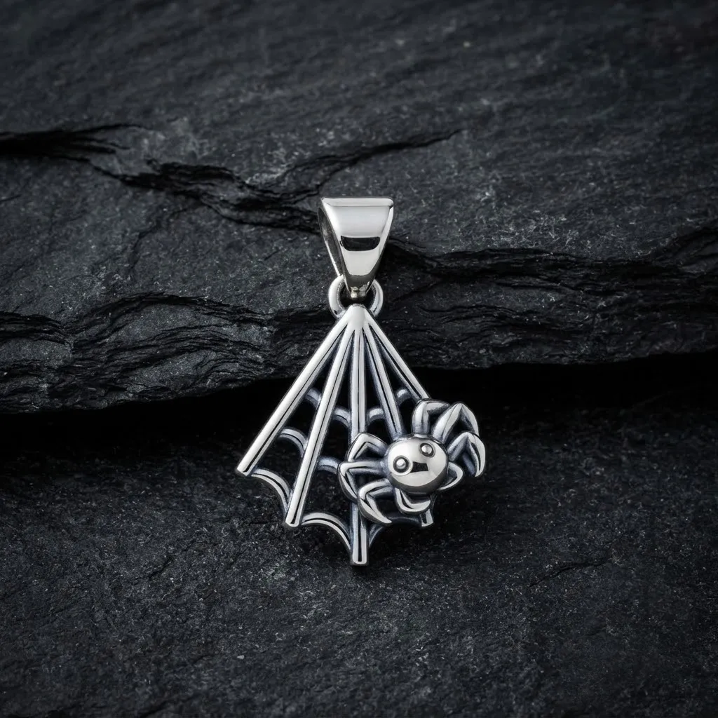 Halloween Spider Pendant 3D print model 3D Print Model .c4d .max .obj .3ds .fbx .stl .blend 