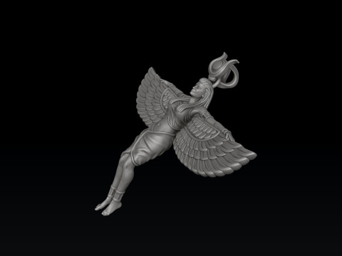 Isis Egyptische godin hanger v6 3D-printmodel 3D printmodel