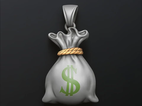 Zawieszka do torby na pieniądze Model do druku 3D Model do druku 3D