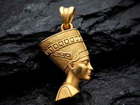 Nefertiti Pendant 3D print model 3D Print Model