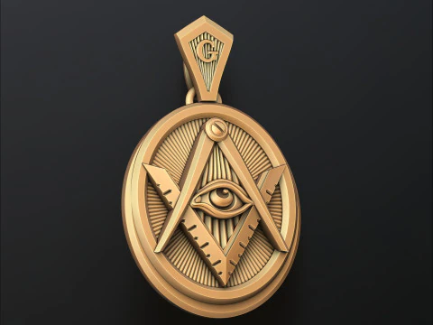 Подвеска Mason 3D модель для печати 3D Принт Модель