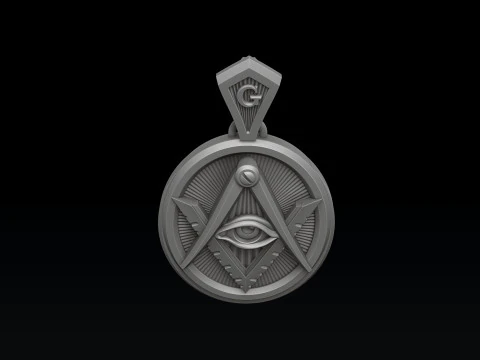 Mason Pendant 3D print model 3D Print Model
