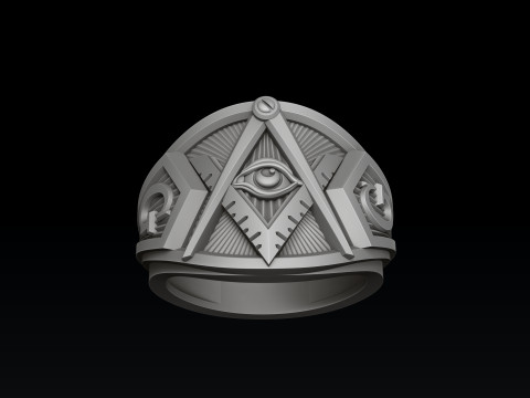 Collection de bagues à pendentif Mason Modèles 3D en vedette