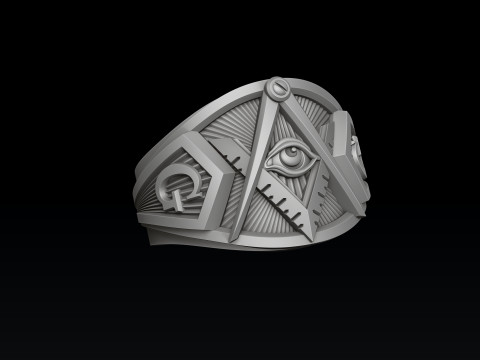 Collection de bagues à pendentif Mason Modèles 3D en vedette