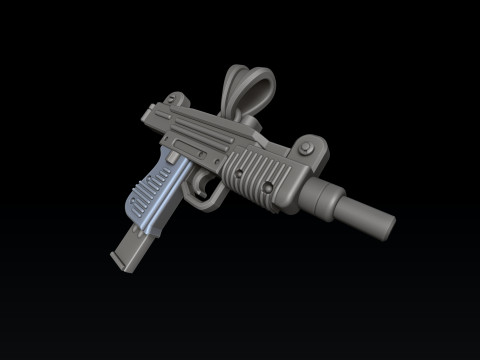 Gan Mini Uzi Pendant 3D print model 3D Print Model