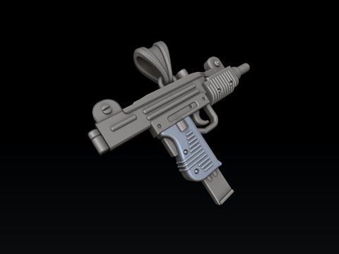 Gan Mini Uzi Pendant 3D print model 3D Print Model