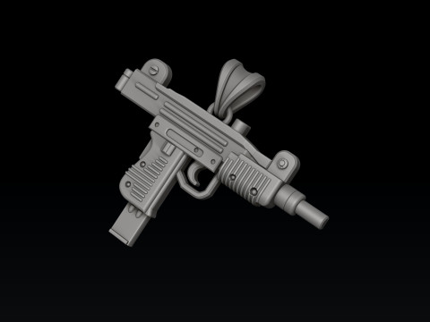Gan Mini Uzi Pendant 3D print model 3D Print Model
