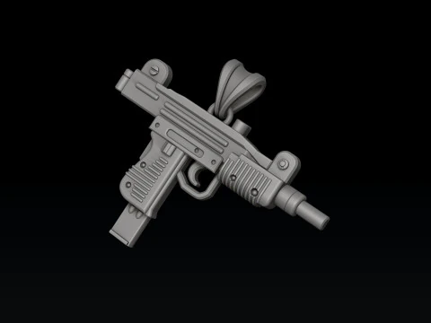 Modello di stampa 3D stilizzato Gan v4 pendente Modello di stampa 3D