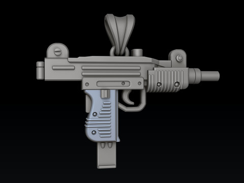 Gan Mini Uzi Pendant 3D print model 3D Print Model