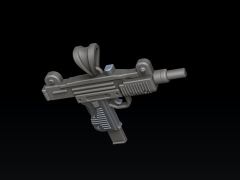 Gan Mini Uzi Pendant 3D print model 3D Print Model