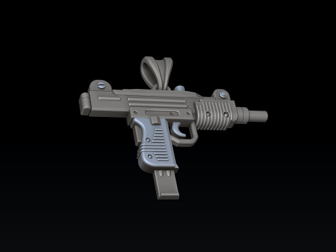Gan Mini Uzi Pendant 3D print model 3D Print Model