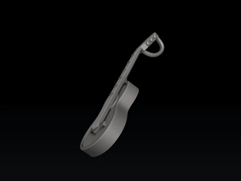 Classic Guitar Pendant 3D print model 3D Print Model