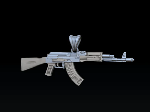 Modello di stampa 3D stilizzato Gan v3 pendente Modello di stampa 3D