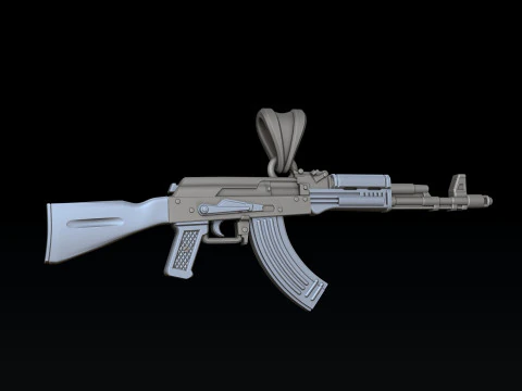 Modello di stampa 3D stilizzato Gan v3 pendente Modello di stampa 3D