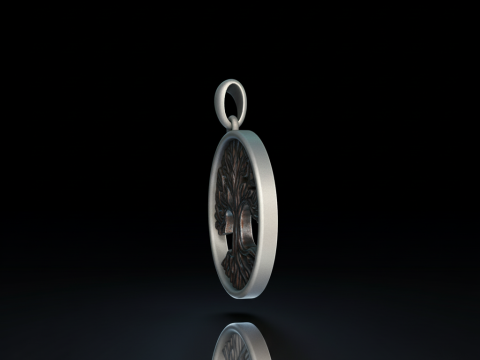 Levensboom hanger Gratis sieraden STL Download gratis 3D-printmodel 3D printmodel