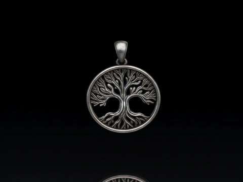 Levensboom hanger Gratis sieraden STL Download gratis 3D-printmodel 3D printmodel