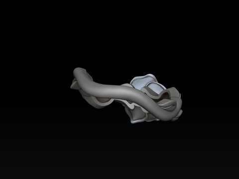 Rosenring v3 3D-Druckmodell 3D Druckmodell