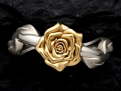 Rose Ring v3 3D print model 3D Print Model