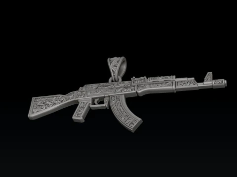 Pendente stilizzato Gan v3 con ornamenti Modello di stampa 3D Modello di stampa 3D