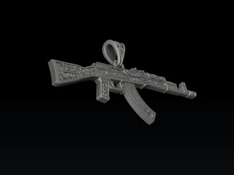 Pendente stilizzato Gan v3 con ornamenti Modello di stampa 3D Modello di stampa 3D